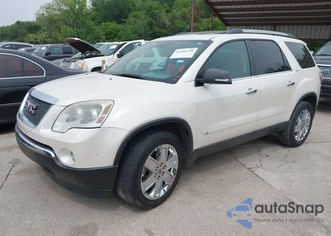 2010 GMC Acadia Slt-2 z USA, uszkodzony, nr VIN 1GKLRNED0AJ122692